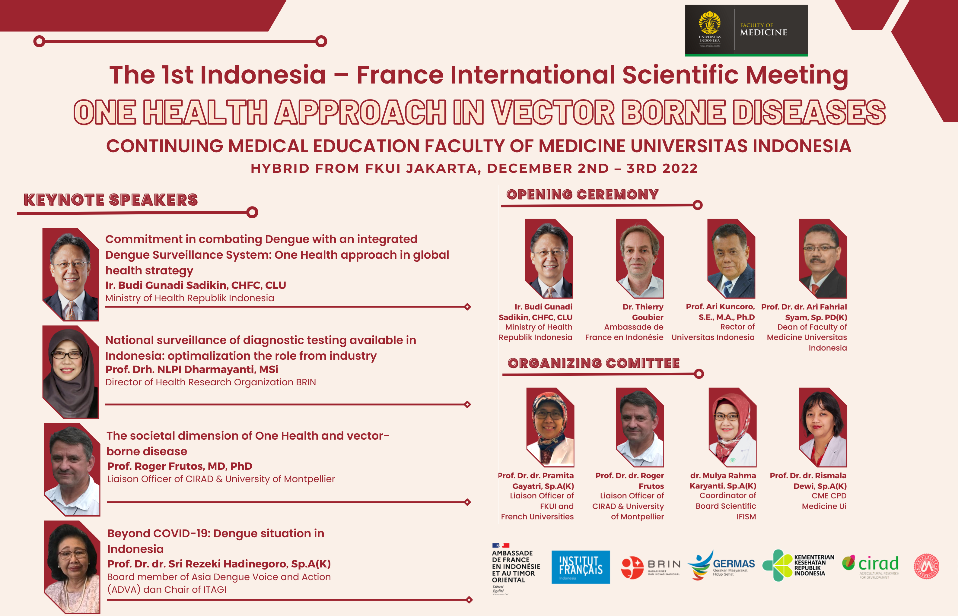Affiche France-Indonesia Symposium One Health