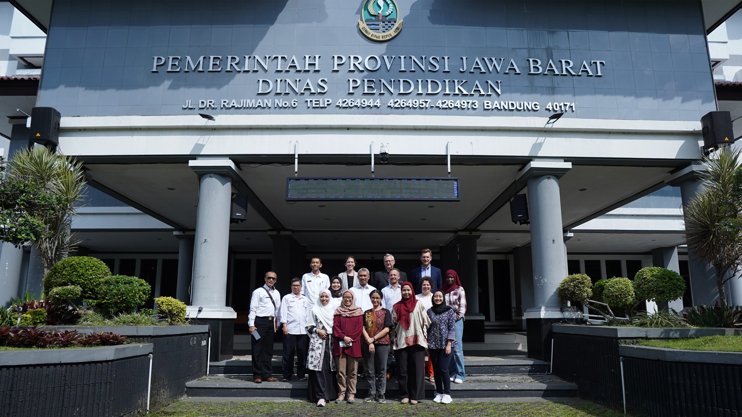 Rencontre de la délégation du CMQ avec le Bureau de l’Education de Java Ouest, à Bandung