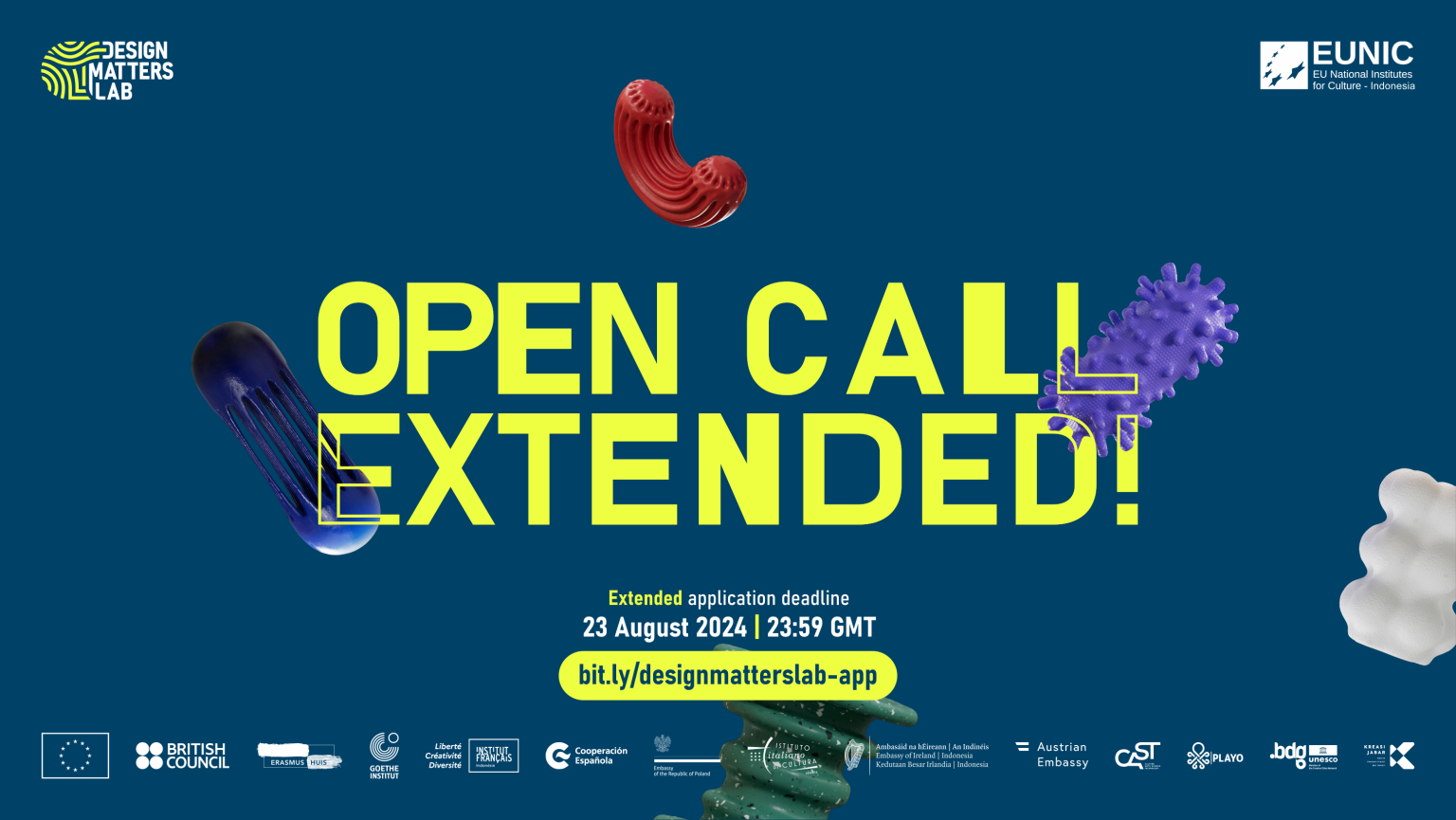 Appel à Candidature DESIGN MATTERS LAB est prolongé!