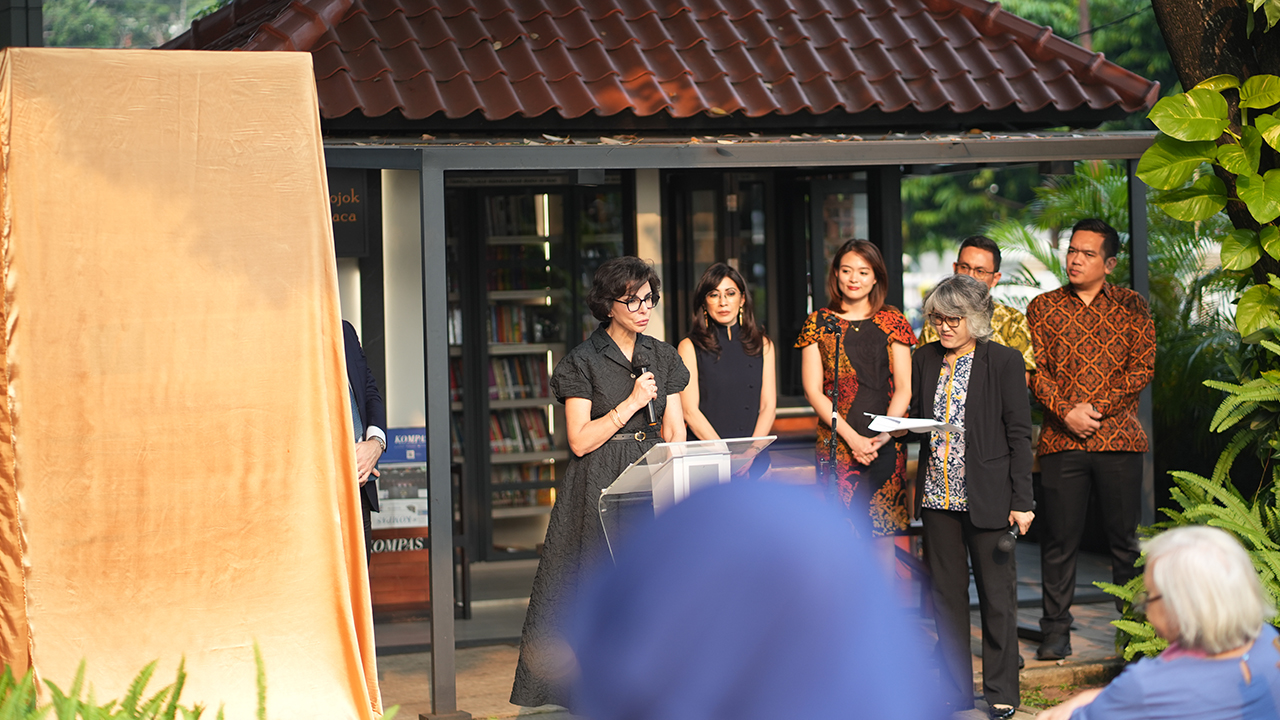 Peluncuran "AYO BACA!" oleh Menteri Kebudayaan, Ibu Rachida Dati di Bentara Budaya