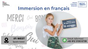 Cours en Immersion pour enfants – IFI West Surabaya
