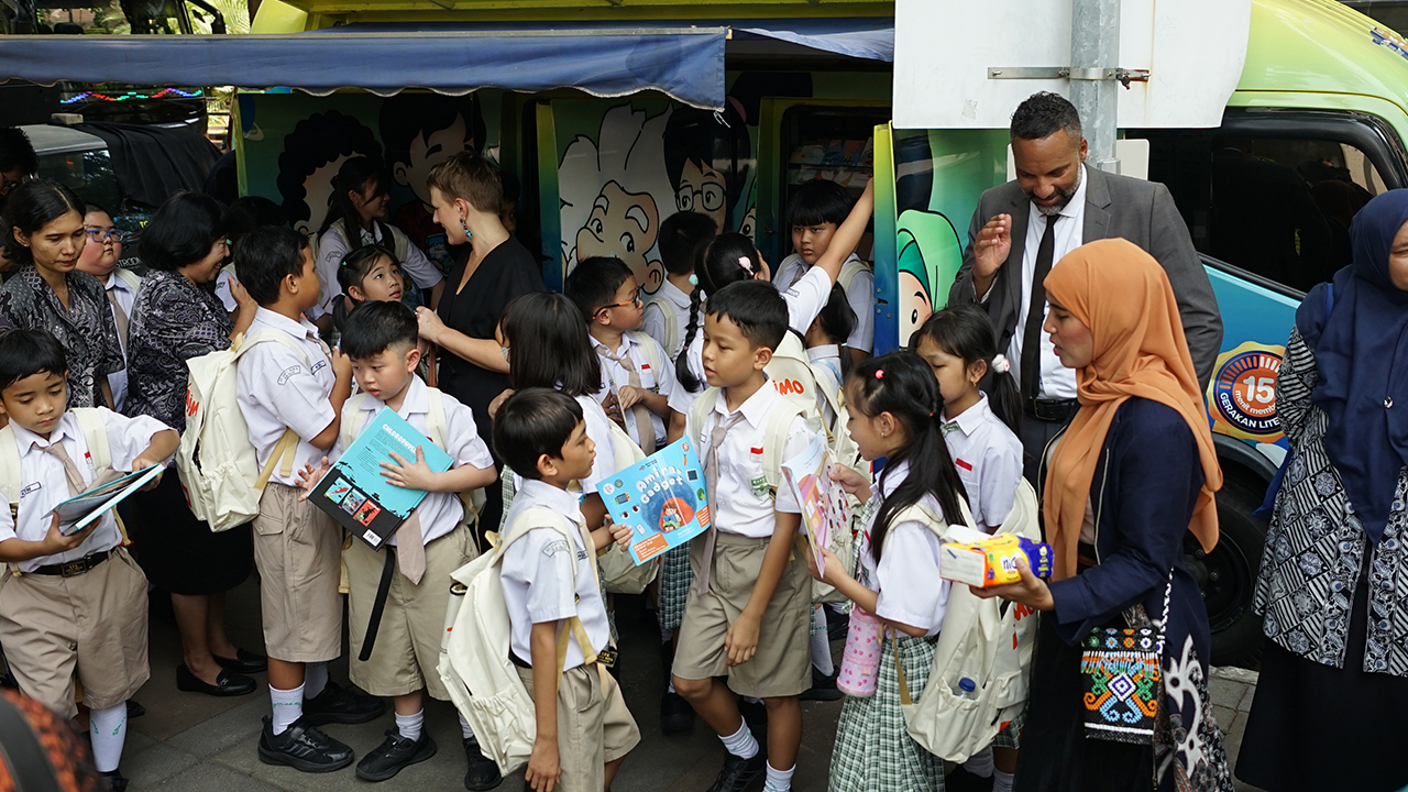 Peluncuran BiMo di Taman Bungkul, Surabaya pada 23 September 2025