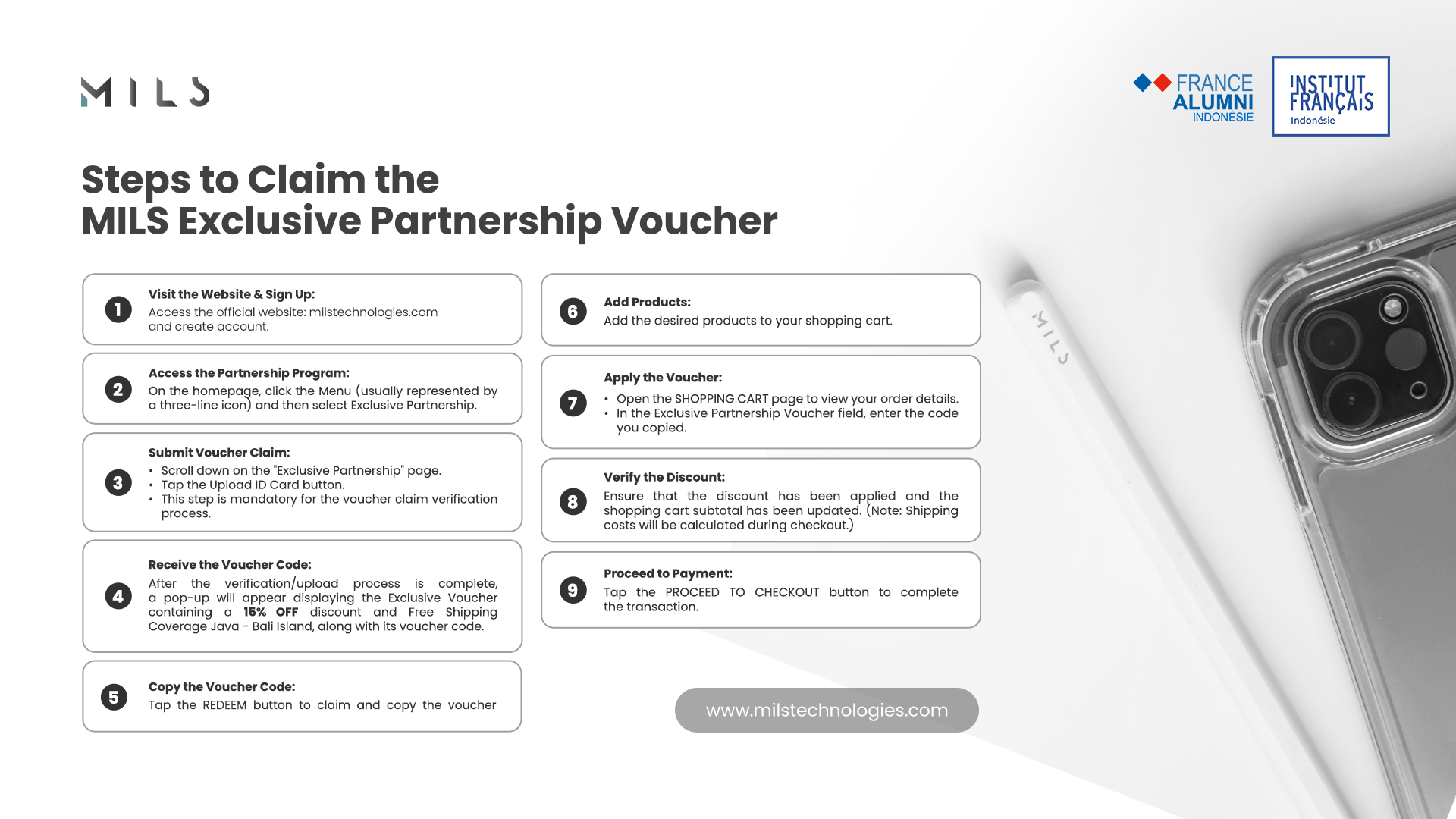 Banner Step to Claim Voucher - Pah Tsung