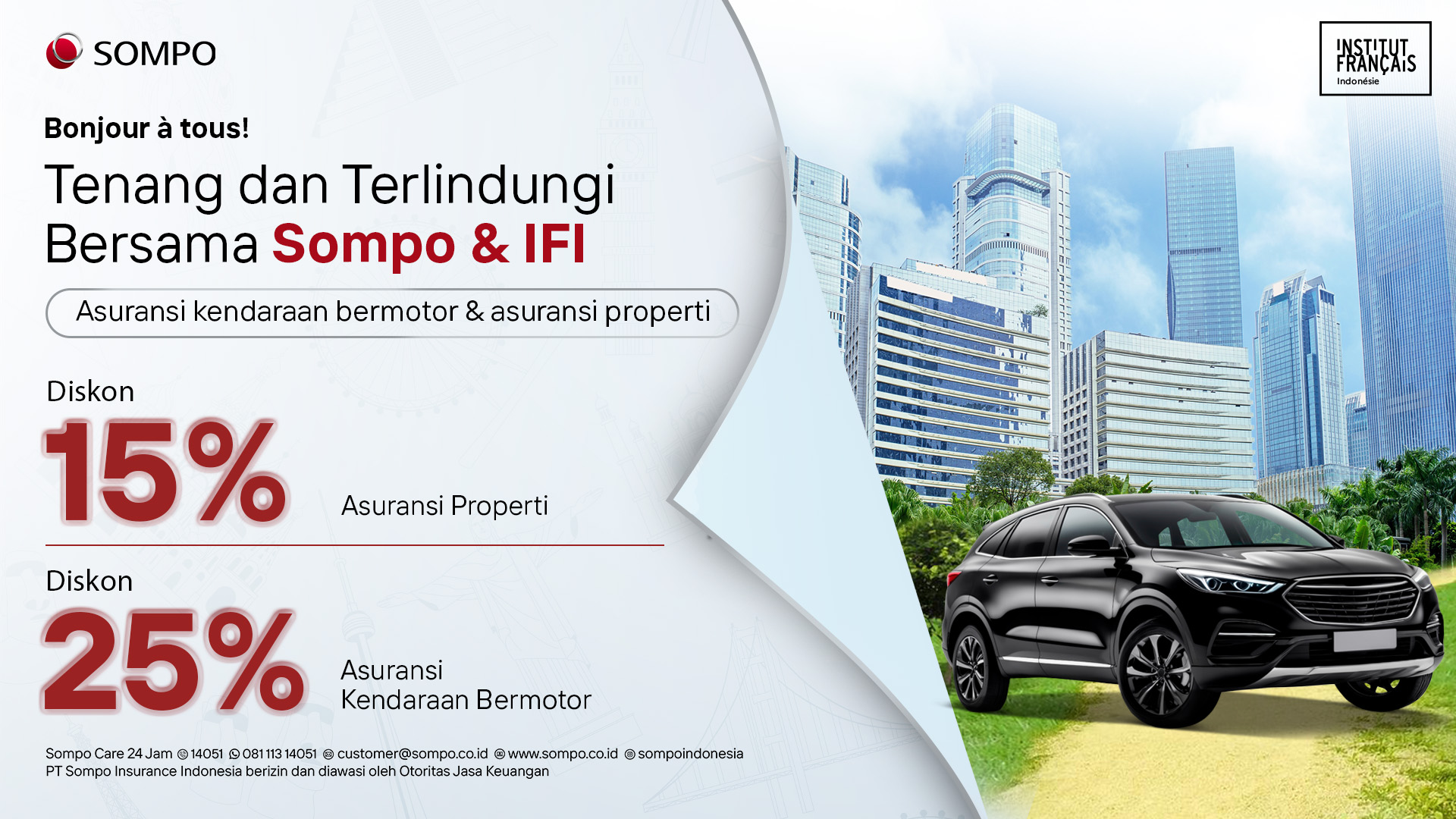 Website Banner Sompo x IFI Property & Kendaraan