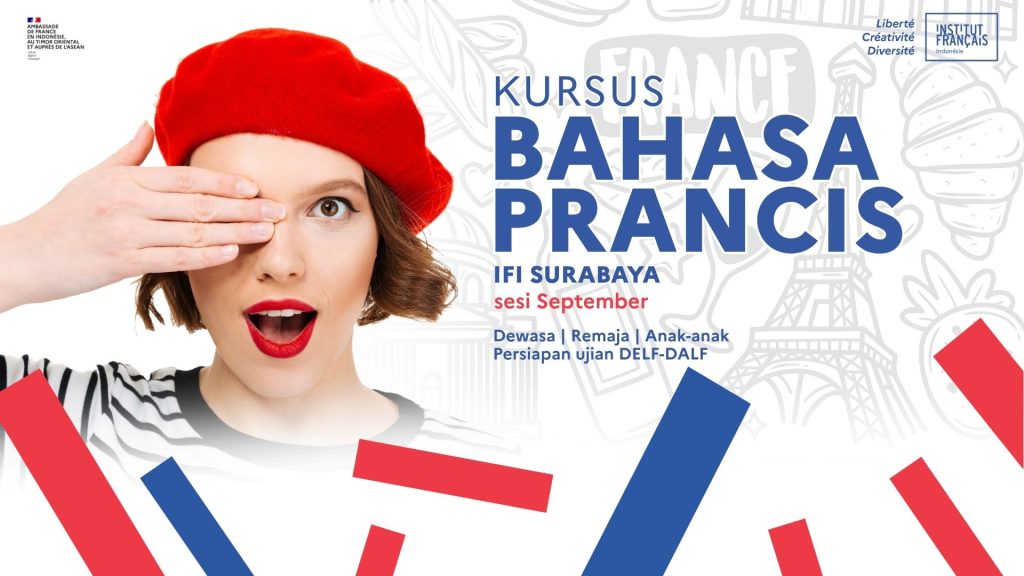 Pelajari bahasa dan budaya Prancis di IFI Surabaya sesi September ini !